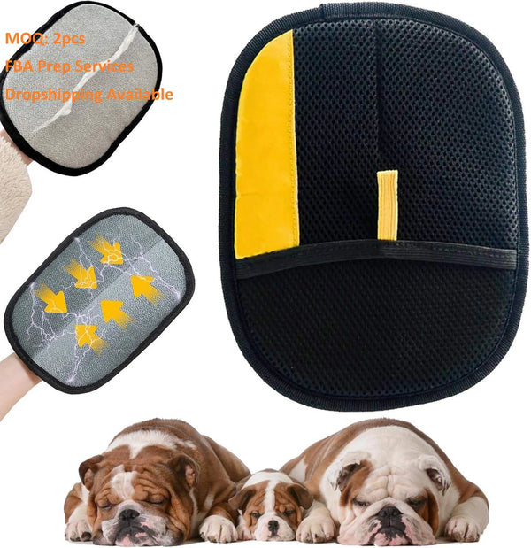 2-Way Pet Hair Removal Glove – Reusable Double-Sided Grooming Mitt for Cats & Dogs