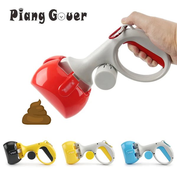 Portable Pet Pooper Scooper – Hands-Free Dog Waste Pickup Tool for Outdoor Walks